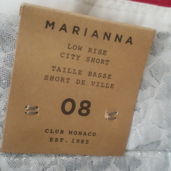 White Metallic shorts - Picture 6 of 6